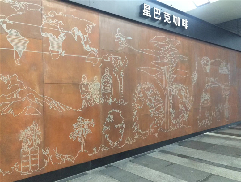 西沙耐候钢幕墙